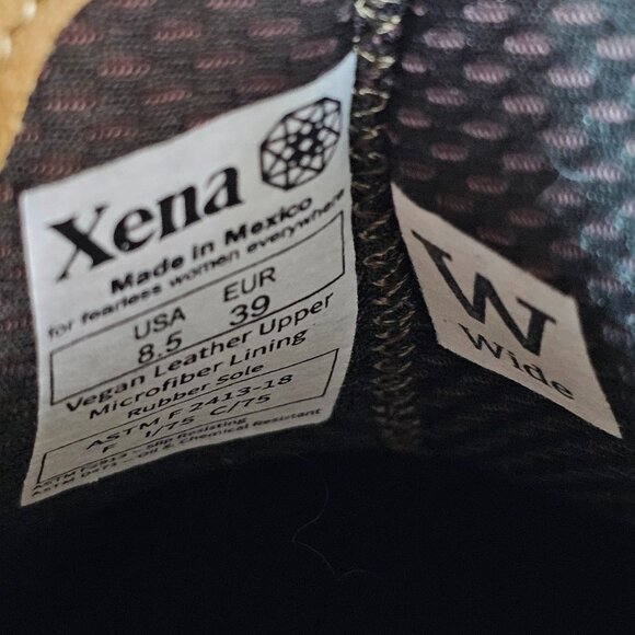 Xena Work Boots Omega EH Work Black Steel Toe Heels Women's Size 8.5W EU 39 - Picture 12 of 12